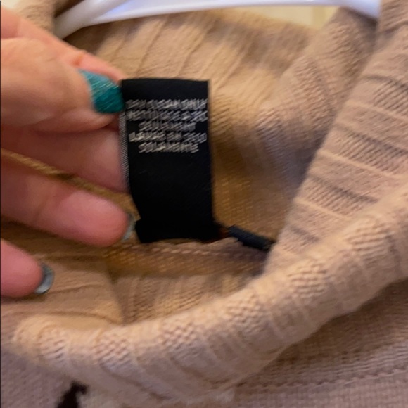Cache Tan and Brown Medium Sweater - Picture 6 of 6